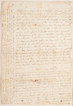 Lot #3 Alexander Hamilton Handwritten Manuscript - Image 1