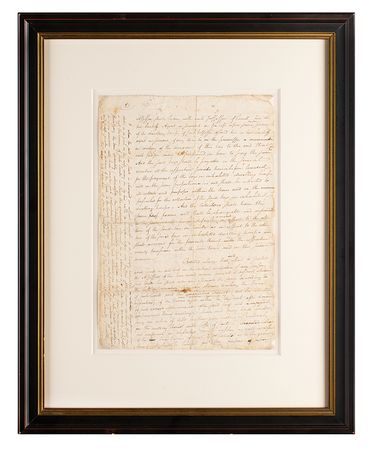 Lot #3 Alexander Hamilton Handwritten Manuscript - Image 2