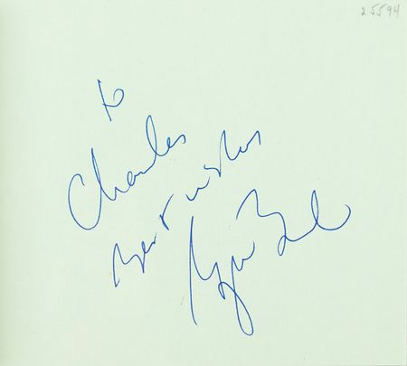 Lot #670 Autograph Album Collection: Absolutely phenomenal lifetime collection of over 600 autograph albums, containing well over 24,000 individual signatures, all obtained in-person from the 1940s onward - Image 18