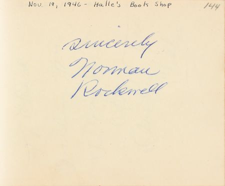 Lot #670 Autograph Album Collection: Absolutely phenomenal lifetime collection of over 600 autograph albums, containing well over 24,000 individual signatures, all obtained in-person from the 1940s onward - Image 35