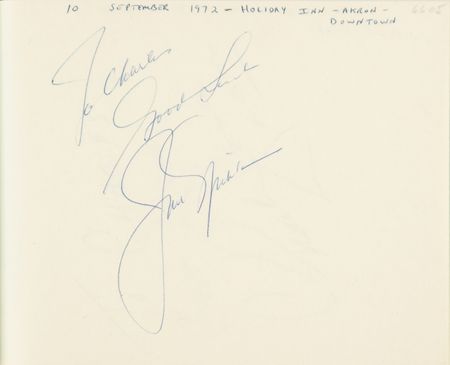 Lot #670 Autograph Album Collection: Absolutely phenomenal lifetime collection of over 600 autograph albums, containing well over 24,000 individual signatures, all obtained in-person from the 1940s onward - Image 38