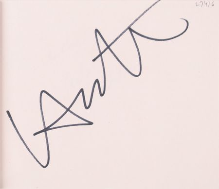 Lot #670 Autograph Album Collection: Absolutely phenomenal lifetime collection of over 600 autograph albums, containing well over 24,000 individual signatures, all obtained in-person from the 1940s onward - Image 40