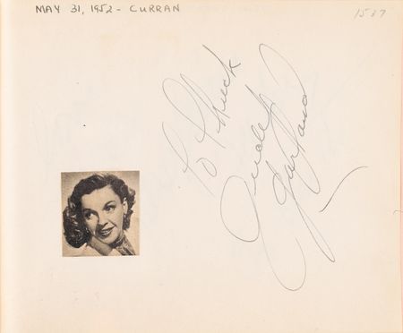 Lot #670 Autograph Album Collection: Absolutely phenomenal lifetime collection of over 600 autograph albums, containing well over 24,000 individual signatures, all obtained in-person from the 1940s onward - Image 44