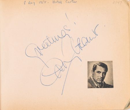 Lot #670 Autograph Album Collection: Absolutely phenomenal lifetime collection of over 600 autograph albums, containing well over 24,000 individual signatures, all obtained in-person from the 1940s onward - Image 6