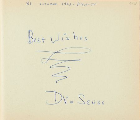 Lot #670 Autograph Album Collection: Absolutely phenomenal lifetime collection of over 600 autograph albums, containing well over 24,000 individual signatures, all obtained in-person from the 1940s onward - Image 60