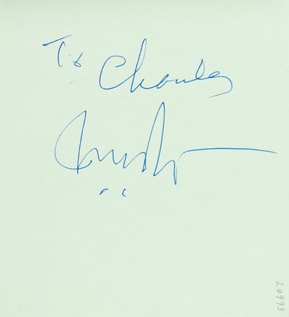 Lot #670 Autograph Album Collection: Absolutely phenomenal lifetime collection of over 600 autograph albums, containing well over 24,000 individual signatures, all obtained in-person from the 1940s onward - Image 63