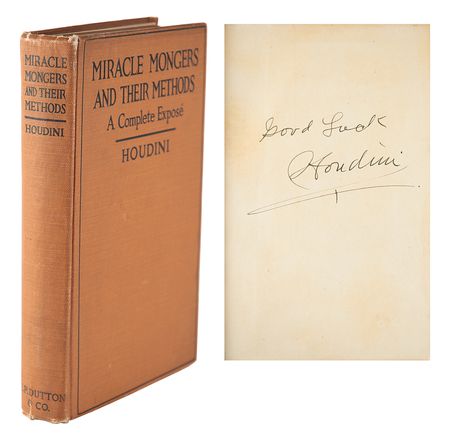 Lot #673 Harry Houdini Signed Book - Image 1