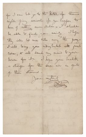 Lot #179 Caroline Norton Autograph Letter Signed - Image 4