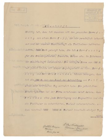 Lot #26 Karl Liebknecht Typed Letter Signed - Image 1
