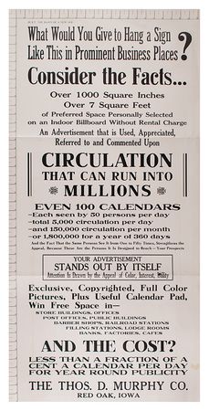 Lot #340 Aviation 1939 Calendar - Image 2