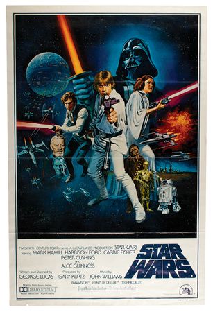 Lot #734 Star Wars 1977 'Style C' One Sheet Movie