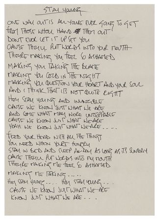 Lot #535 Oasis: Noel Gallagher's Handwritten Lyrics (13) for Be Here Now - Image 13