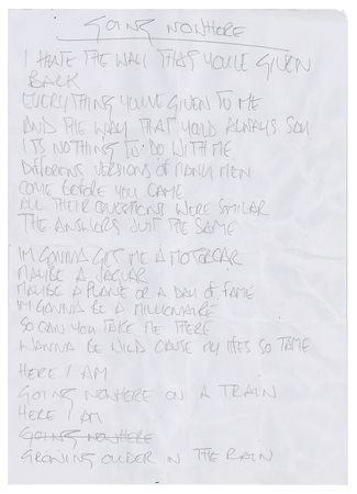 Lot #535 Oasis: Noel Gallagher's Handwritten Lyrics (13) for Be Here Now - Image 14