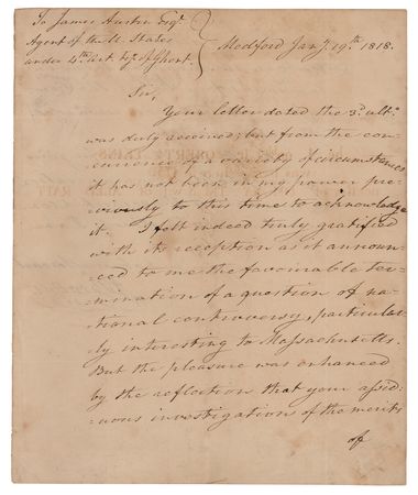 Lot #78 John Brooks Autograph Letter Signed - Image 1