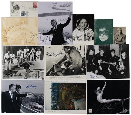 Lot #689 Celebrities (400+) Collection of Signed Photographs - Image 8