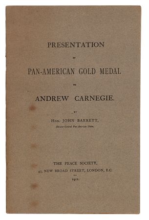 Lot #82 Andrew Carnegie Signed Program - Image 1