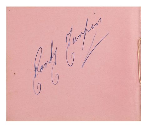 Lot #831 Randy Turpin (2) Signatures - Image 2