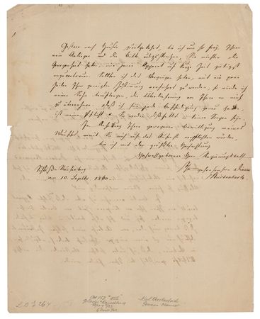 Lot #203 Carl Reichenbach Autograph Letter Signed - Image 2