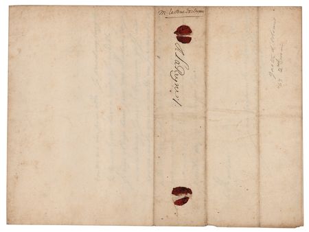 Lot #37 Gaston, Duke of Orleans Autograph Letter Signed - Image 3