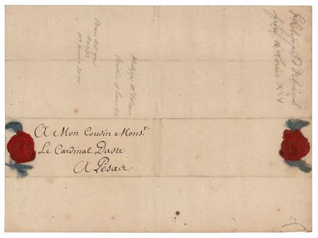 Lot #45 Philippe I, Duke of Orléans Letter Signed - Image 2