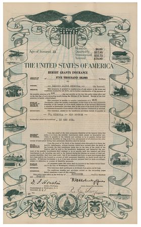 Lot #280 Omar Bradley Document Signed - Image 3