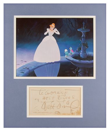 Lot #413 Walt Disney Signature - Image 1
