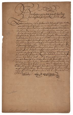 Lot #108 Ernest I, Duke of Saxe-Gotha Letter Signed - Image 1