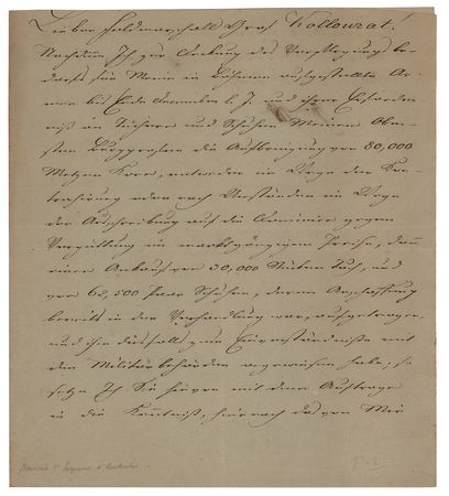 Lot #117 Francis II, Holy Roman Emperor Letter Signed - Image 1