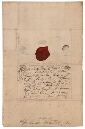 Lot #140 King Frederick I of Prussia Letter Signed - Image 3