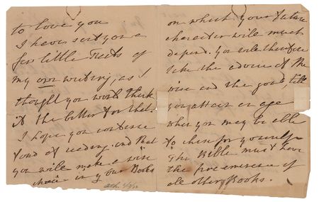 Lot #495 Hannah More Autograph Letter Signed - Image 2