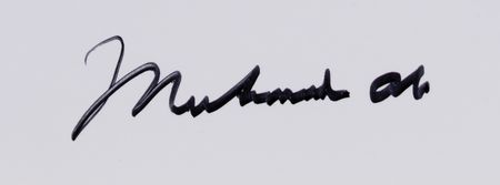 Lot #785 Muhammad Ali Signed Oversized Photograph by John Stewart - Image 2