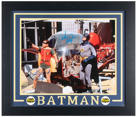 Lot #688 Batman: West and Ward Signed Oversized Photograph - Image 1