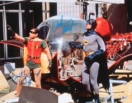 Lot #688 Batman: West and Ward Signed Oversized Photograph - Image 2