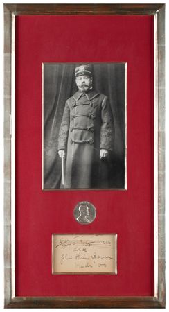 Lot #587 John Philip Sousa Autograph Musical Quotation Signed - Image 1