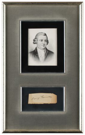 Lot #127 Benjamin Harrison Signature - Image 1