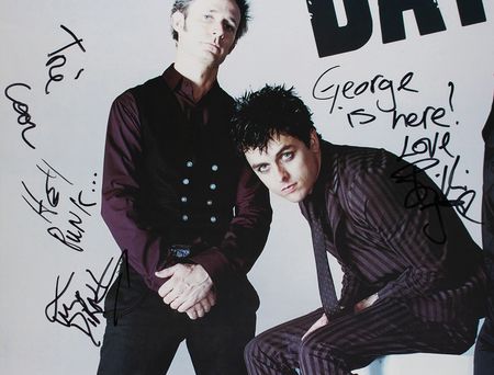 Lot #653 Green Day Signed Poster - Image 2