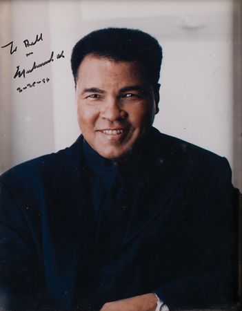 Lot #802 Muhammad Ali Signed Photograph - Image 1