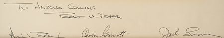 Lot #381 Skylab 3 Signed Photograph - Image 2