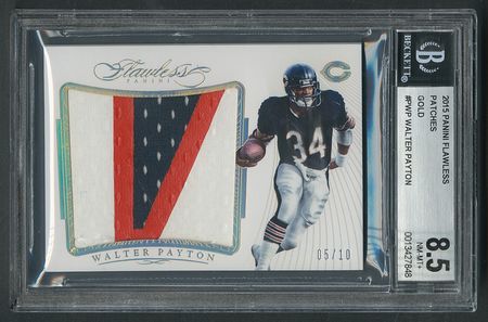 Lot #1014 2015 Panini Flawless Patches Gold Walter
