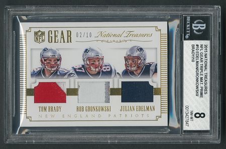 Lot #1012 2015 National Treasures NFL Gear Triple