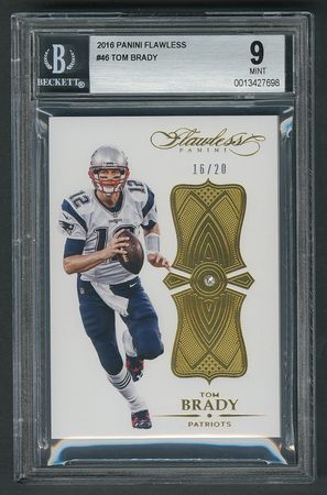 Lot #1023 2016 Panini Flawless Diamond Tom Brady