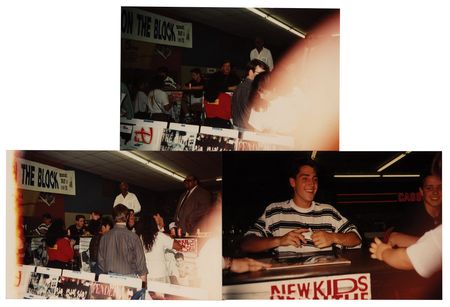Lot #666 New Kids on the Block Signed Album Sleeve - Image 2