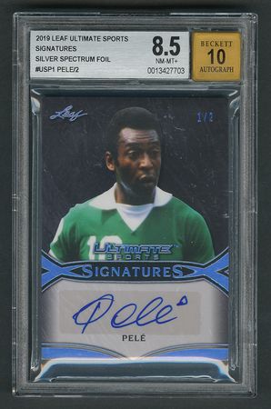 Lot #1057 2018 Leaf Ultimate Sports Silver