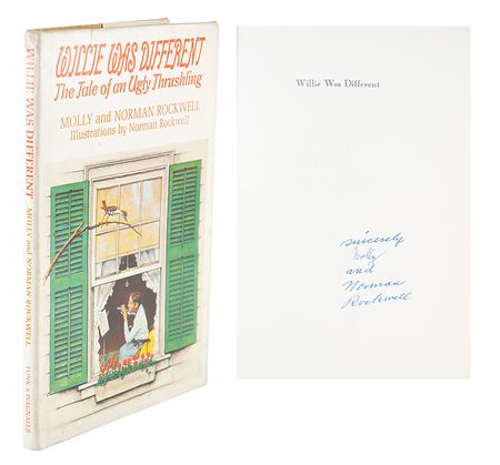 Lot #410 Norman Rockwell Signed Book - Image 1