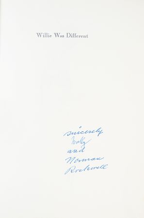 Lot #410 Norman Rockwell Signed Book - Image 2