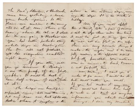 Lot #264 Joshua Lawrence Chamberlain: Rare wartime handwritten letter from the hero of Little Round Top: 