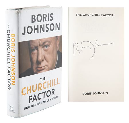 Lot #135 Boris Johnson Signed Book - Image 1
