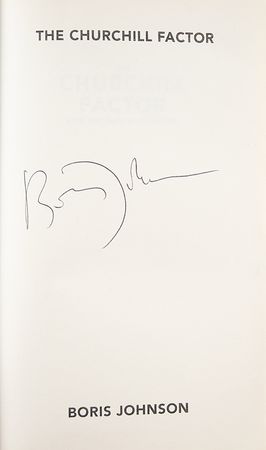 Lot #135 Boris Johnson Signed Book - Image 2
