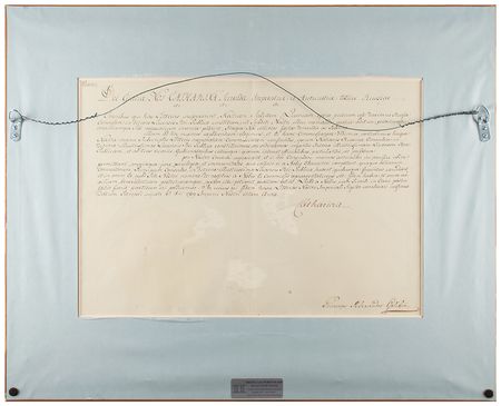 Lot #31 Catherine the Great Document Signed - Image 2