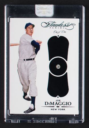 Lot #888 2017 Panini Flawless Black Joe DiMaggio